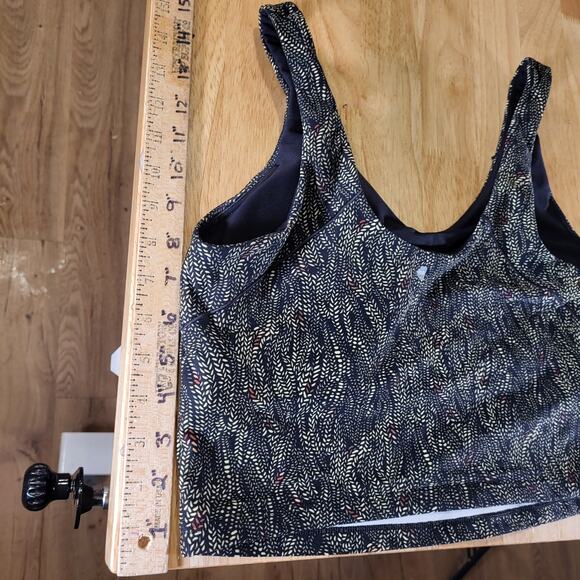 CALIA by Carrie Underwood Navy Patterned Tank Top - Picture 6 of 9